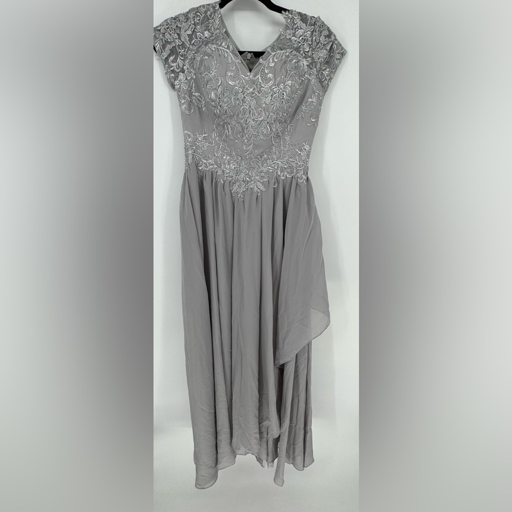 Lace Chiffon Long Formal Wedding Evening Gown